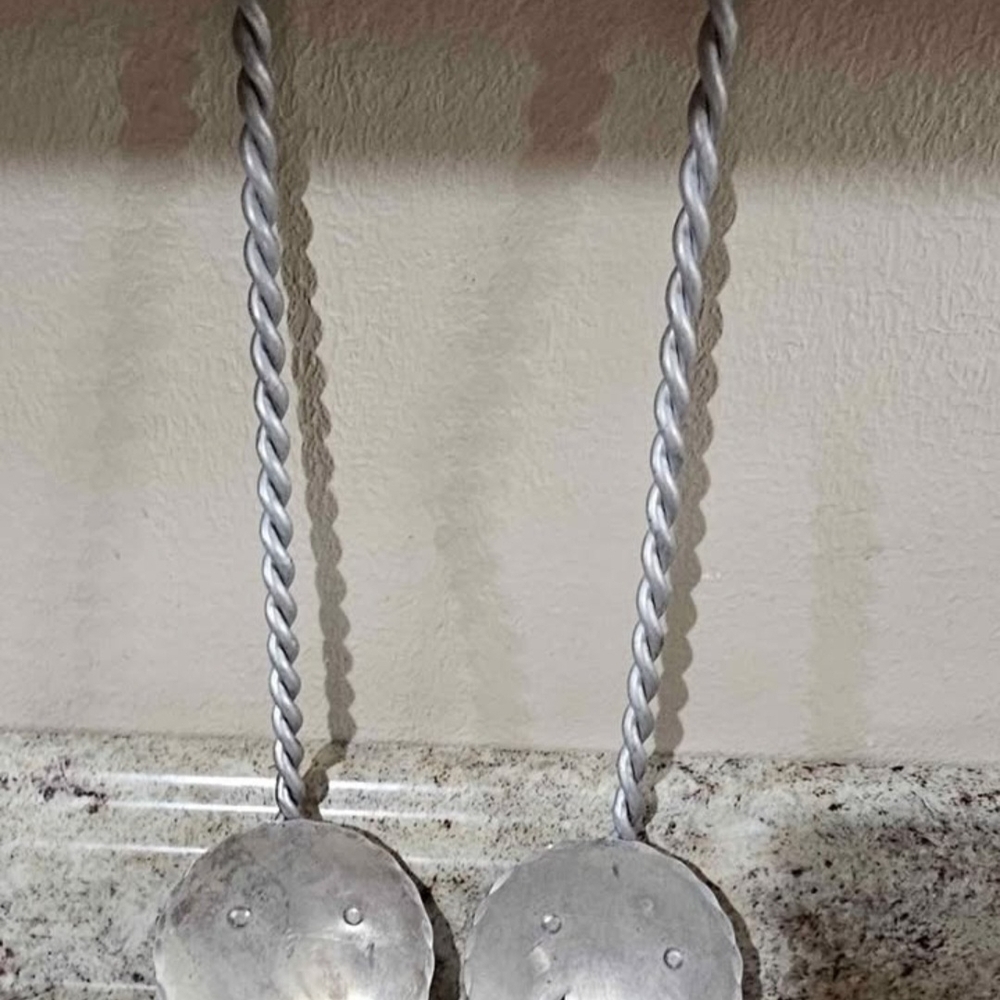 Silver Twisted Handle Ladles